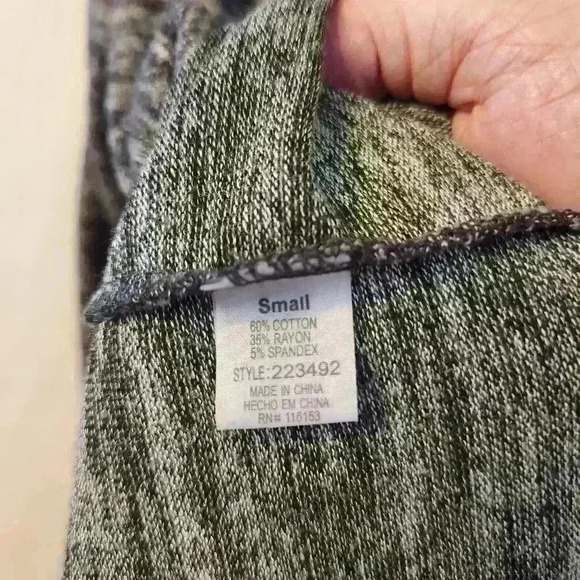 Poof New York zip up hooded jacket size S color gray - Picture 4 of 4